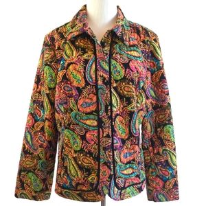 Requirements quilted jacket, Blazer shirt, snap front, lined